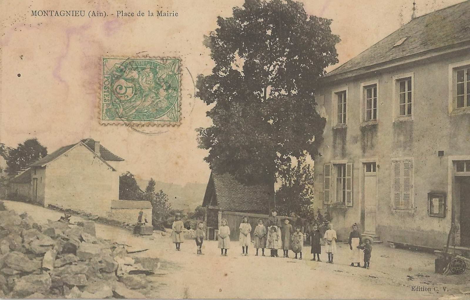 Montagnieu mairie 1906