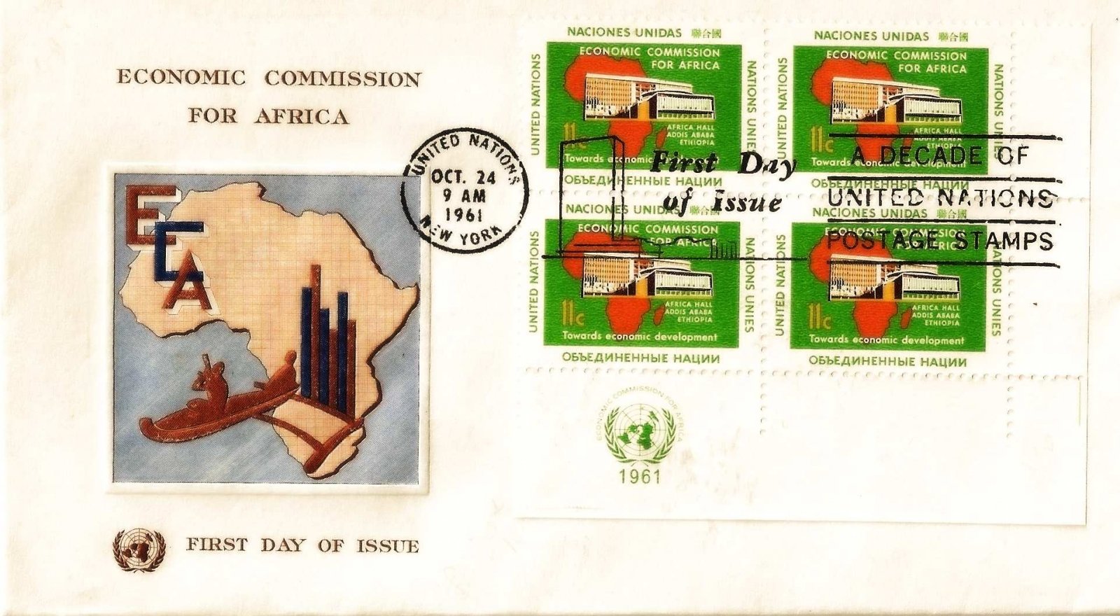 1961 nations unies maison afrique bloc
