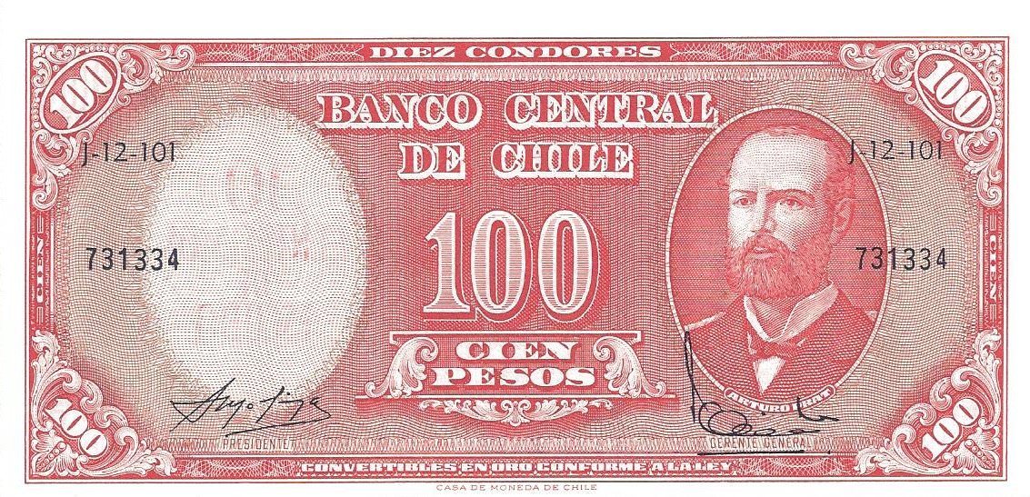 Chili 100 pesos