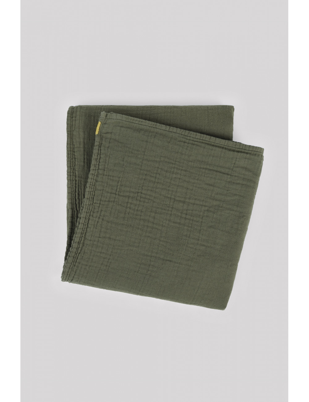 grand-plaid-en-double-gaz-de-coton-vert-capre-2