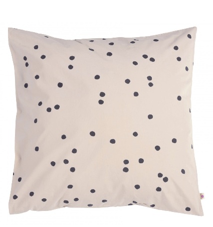 Taie d\'oreiller à pois, percale 65*65