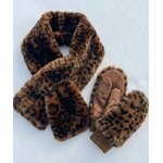 Moufes_et_echarpes-leopard-marron-waro