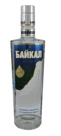 Vodka russe Baïkal - Coffret 1 verre à cocktail - 0,7 l