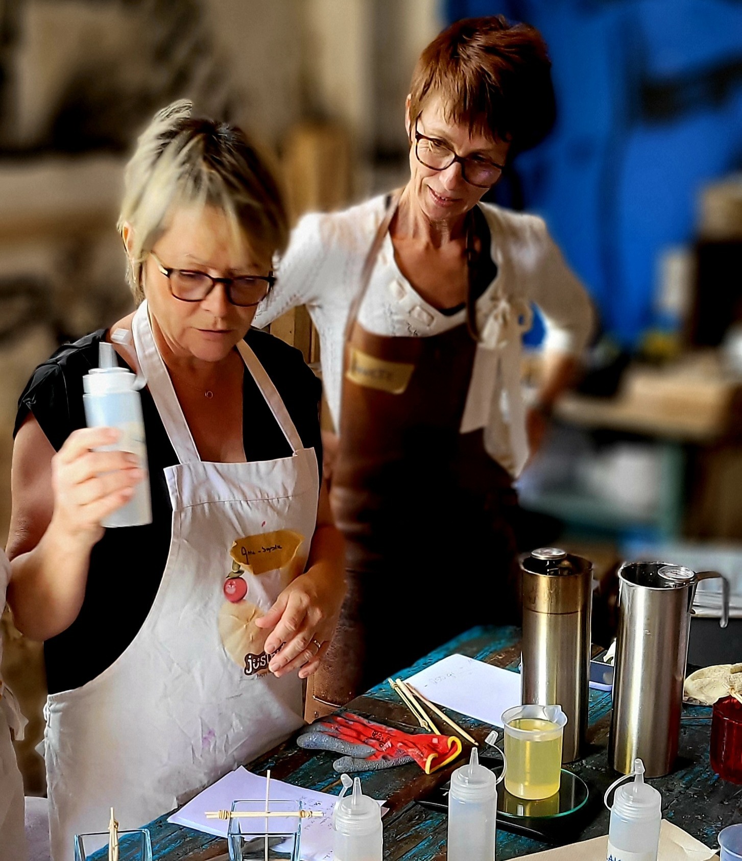 atelier bougie parfumée Bruxelles