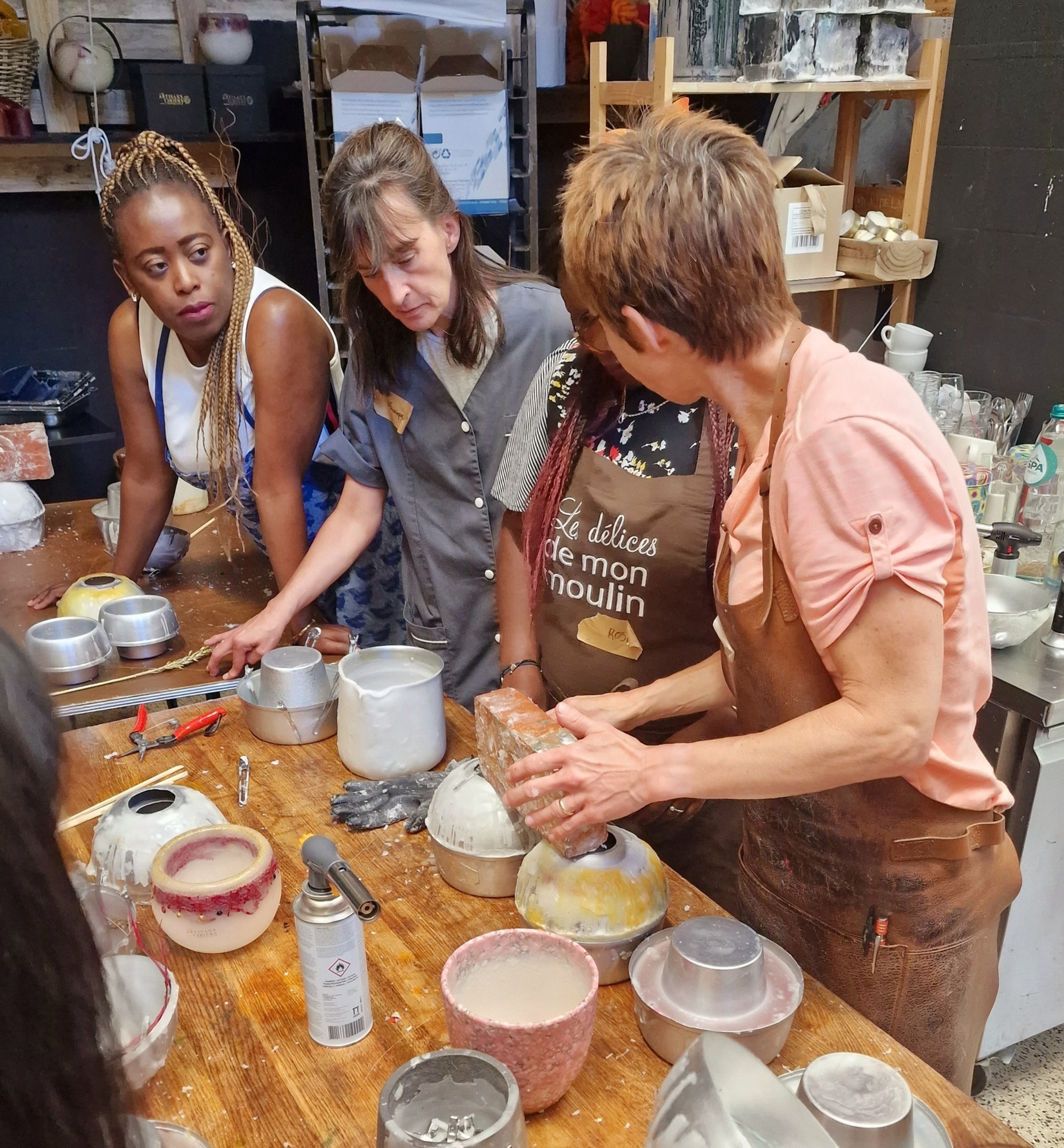 workshop bougie artisanale Bruxelles