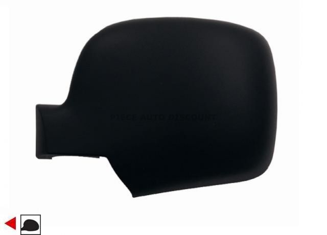 Coque de rétroviseur gauche noire Renault Twingo 2 phase 1 2007-2011