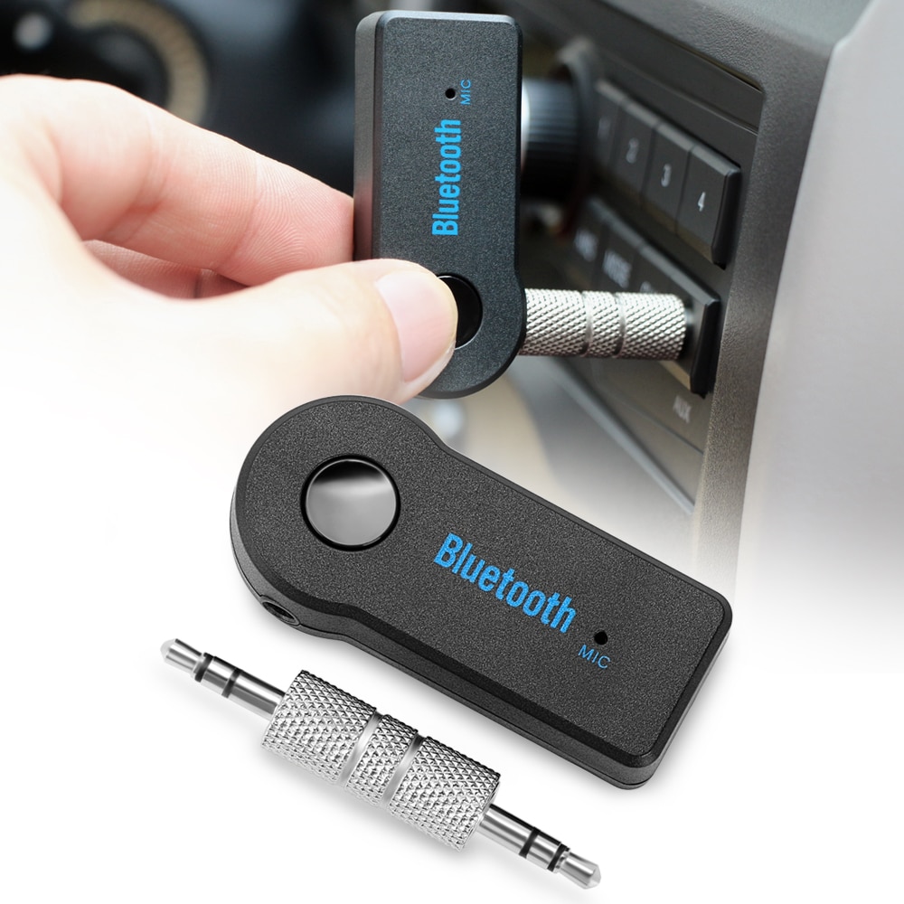 3.5mm Voiture Aux Bluetooth Musique Audio Stéréo Sans Fil Adaptateur  Récepteur