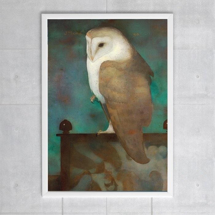 Affiche, Grand hibou, Jan Mankes