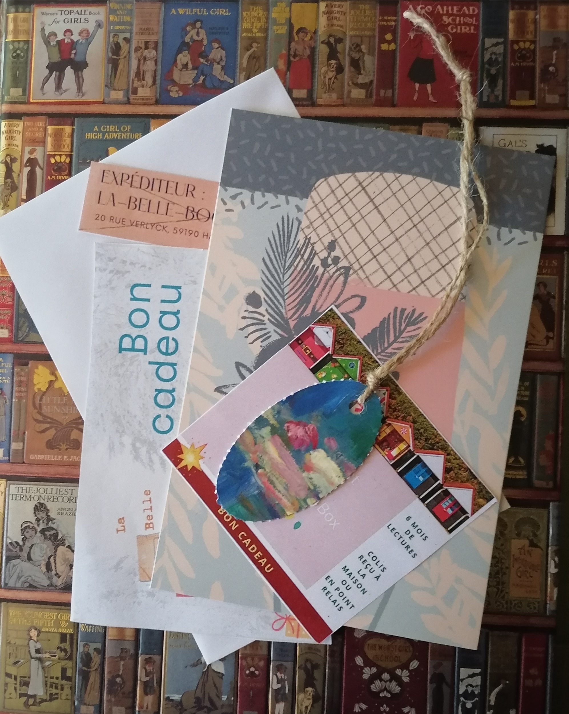 enveloppe pour labonement surprise de la Belle Book Box