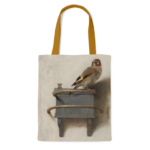 Tote bag en coton, Le Chardonneret