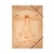 Chemise en papier avec fermeture élastique, A4, De Vinci, L'Homme de Vitruve