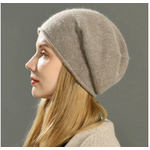 BONNET CACHEMIRE MARRON