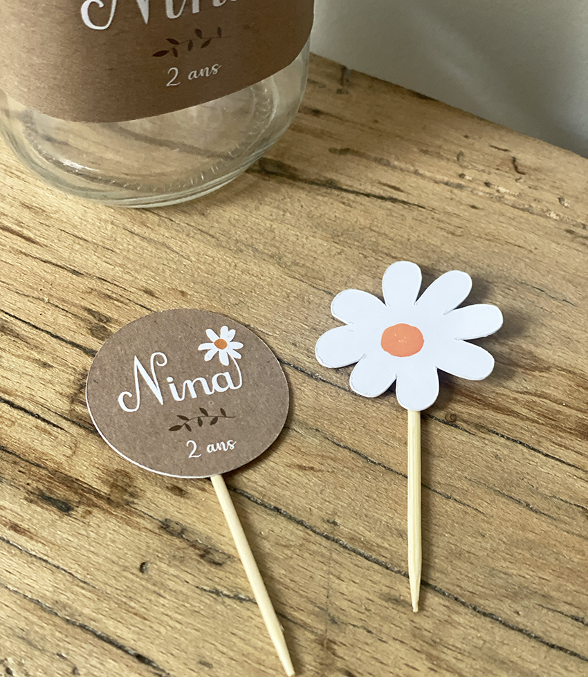 Cake toppers marguerite