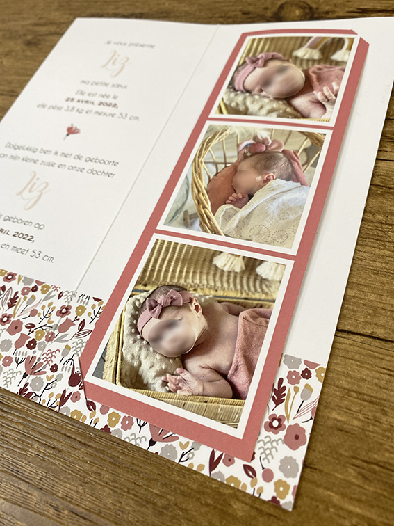 faire-part naissance fleur 5