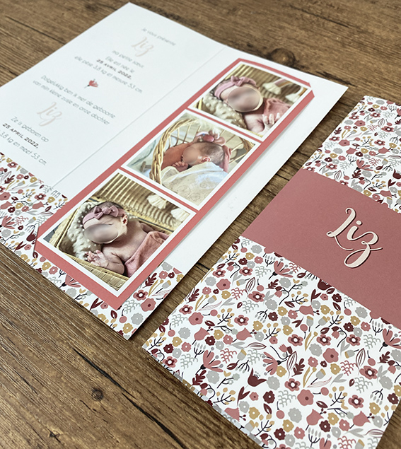 faire-part naissance fleur 7