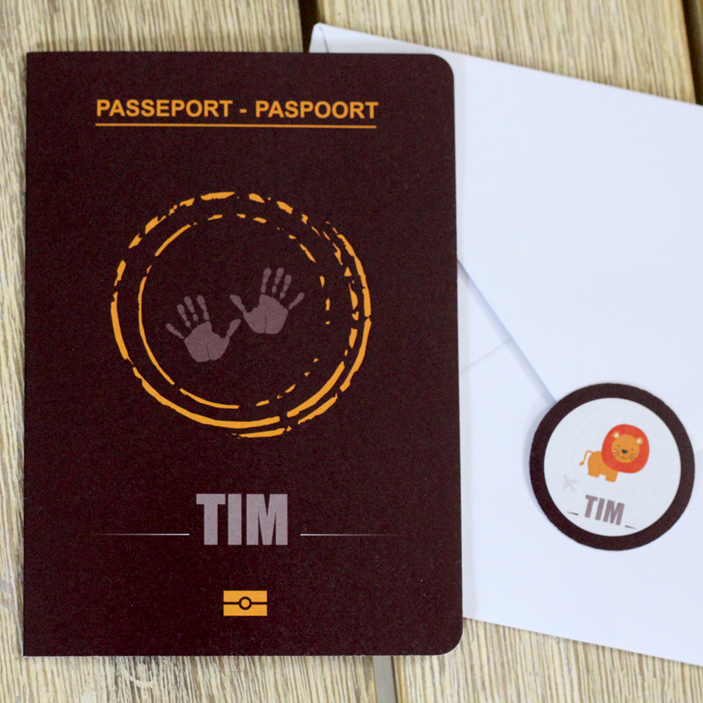 Faire-part passeport