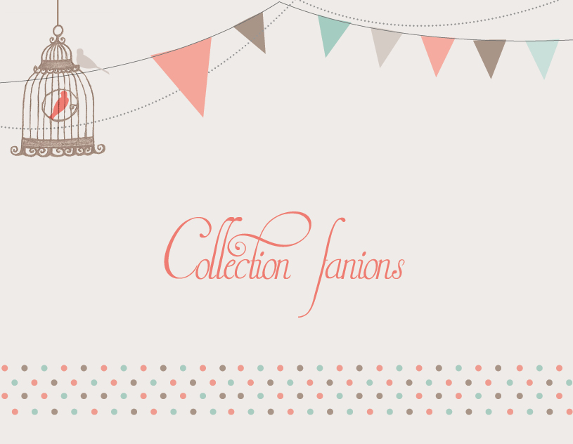 Collection mariage fanions 