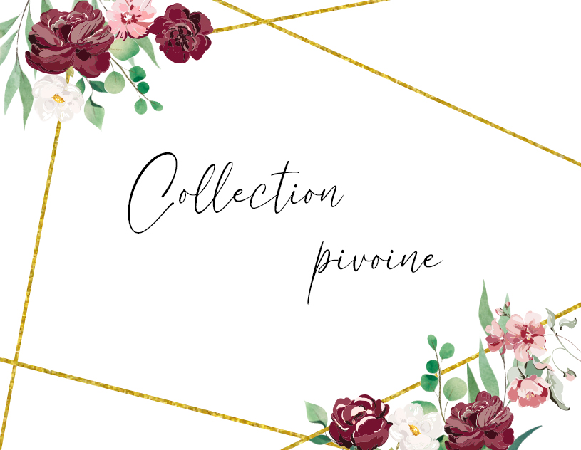 image collection mariage pivoine