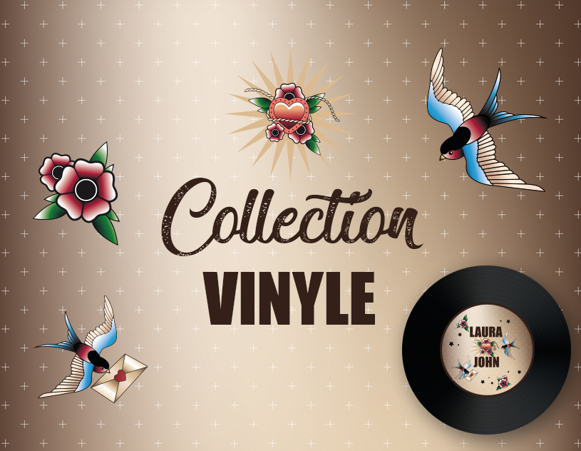 Faire-part vinyle