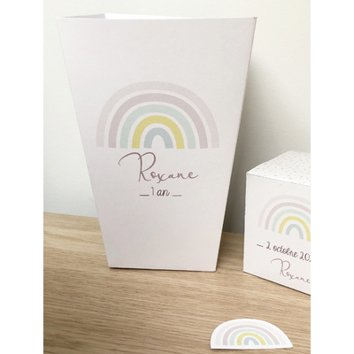 boite pop corn rose