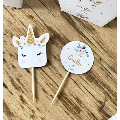 cake topper licorne