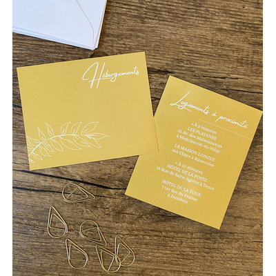 carte hebergements