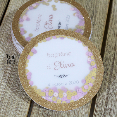 invitation confetti
