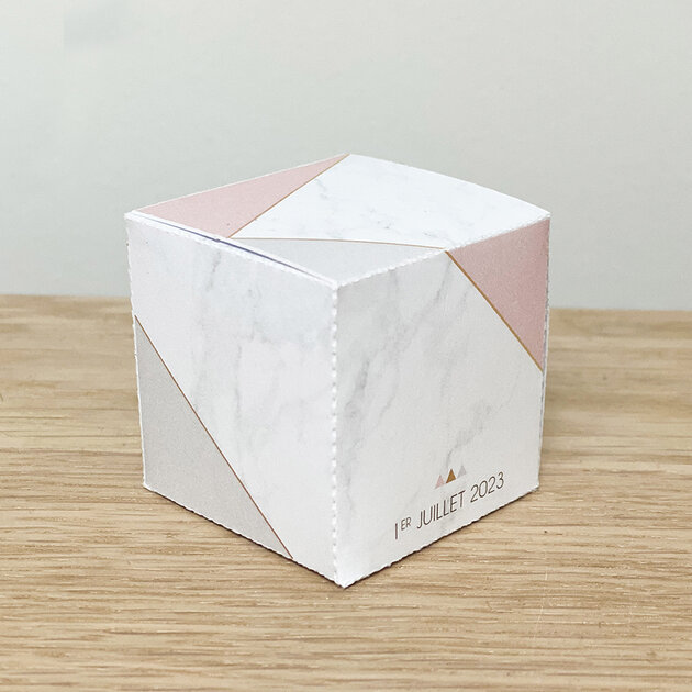 100 Boîtes à Dragées Pliables Papillon - Papier Nacré, Pour Mariage, Anniversaire, Faveurs, Contient 5-8 Bonbons - 10