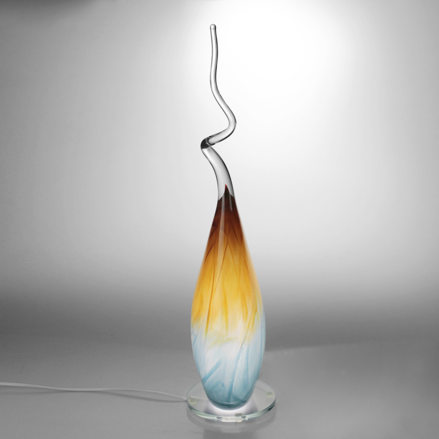 Lampe_flamme_ambre_turquoise_profil