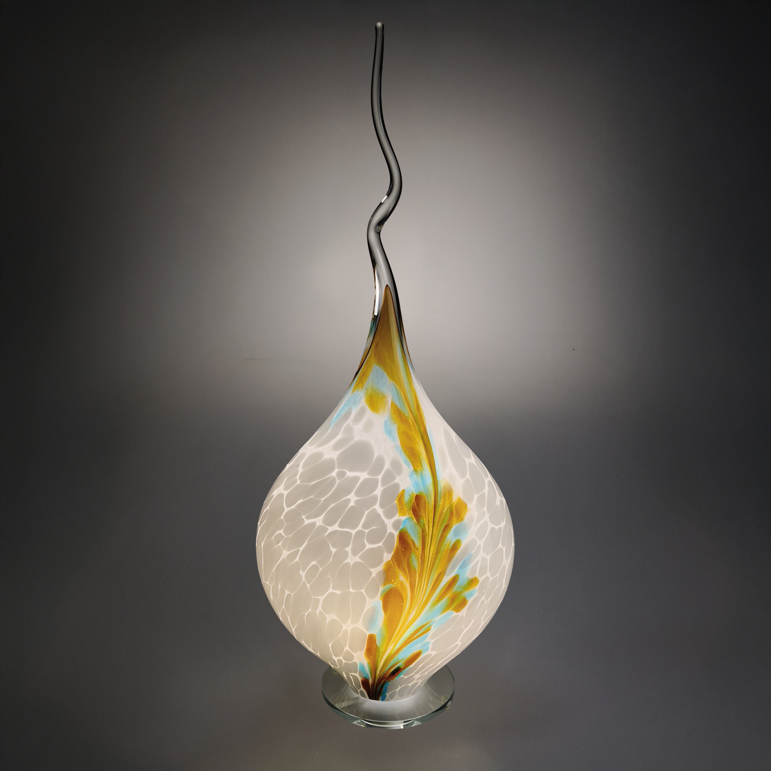 lampe_plume_brun_bleu