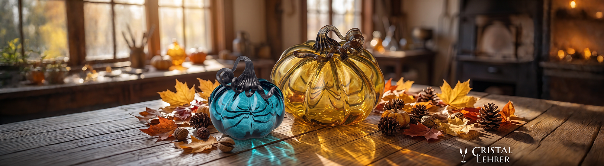 Pack Citrouilles en verre