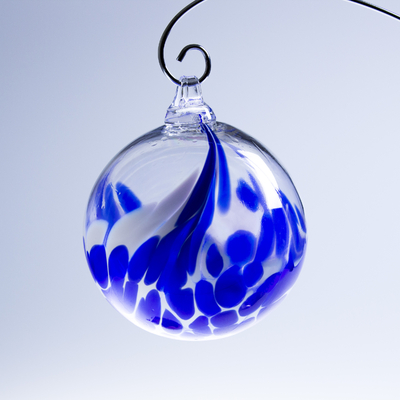 Boule de Noël ; Bleu