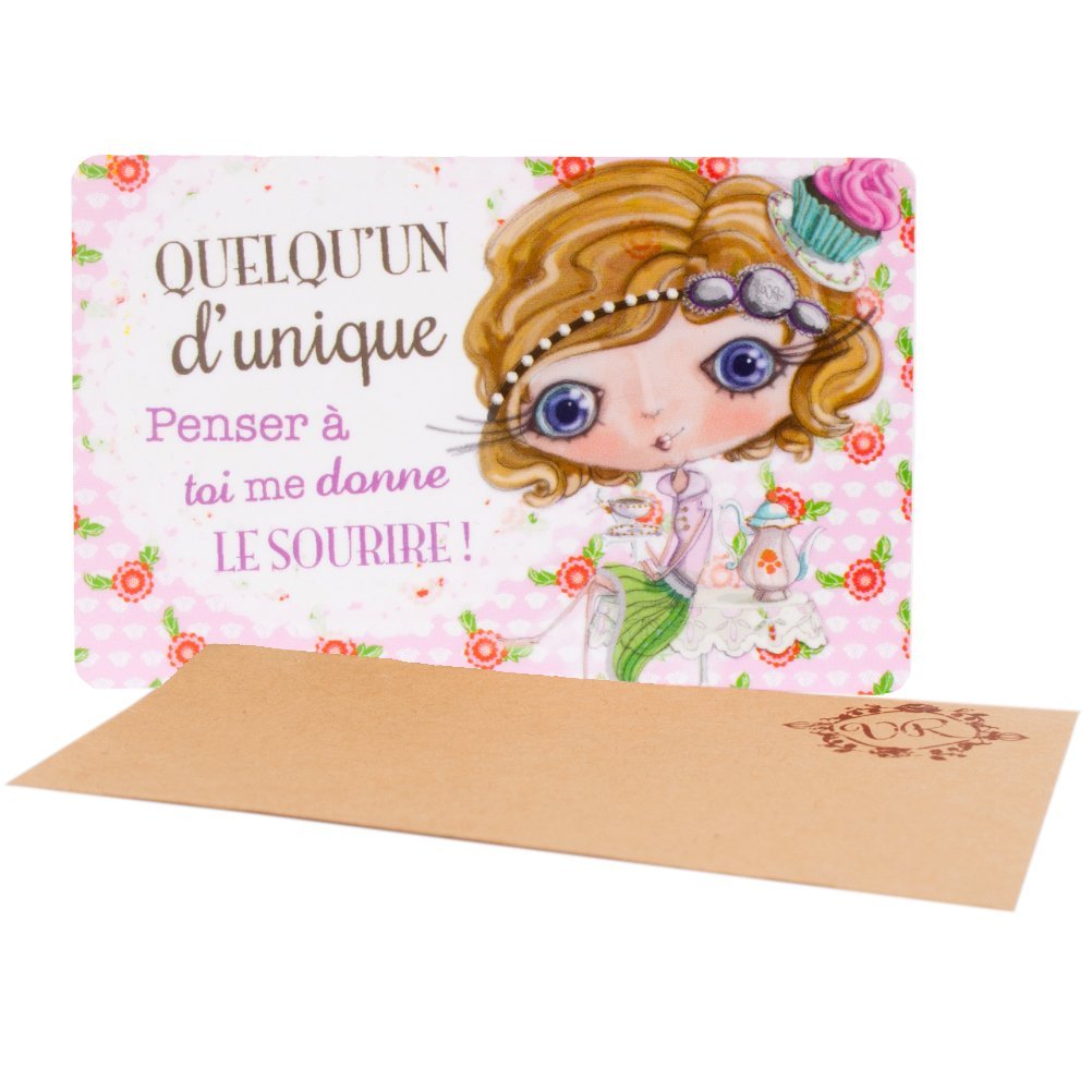 Lulu Shop VERITY ROSE Carte Cadeau Quelqu'un d'unique, Miss Cupcake