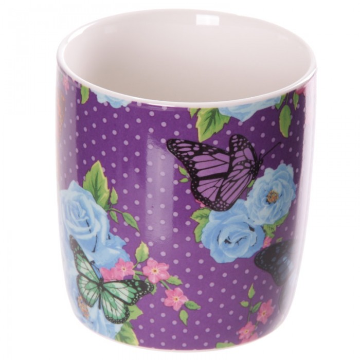 www.lulu-shop.fr Mug Chintz - Design papillons et fleurs - MUG166 - 3