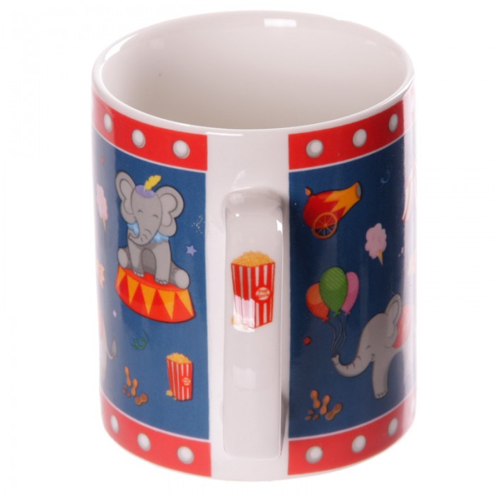 www.lulu-shop.fr Mug en porcelaine tendre - Éléphants du cirque MUG170 - 3