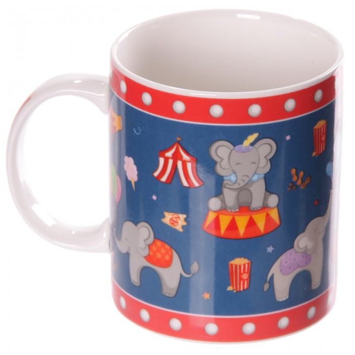 www.lulu-shop.fr Mug en porcelaine tendre - Éléphants du cirque MUG170 - 4