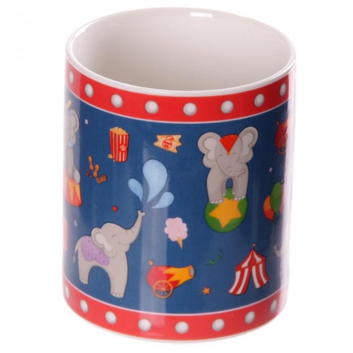www.lulu-shop.fr Mug en porcelaine tendre - Éléphants du cirque MUG170 - 5