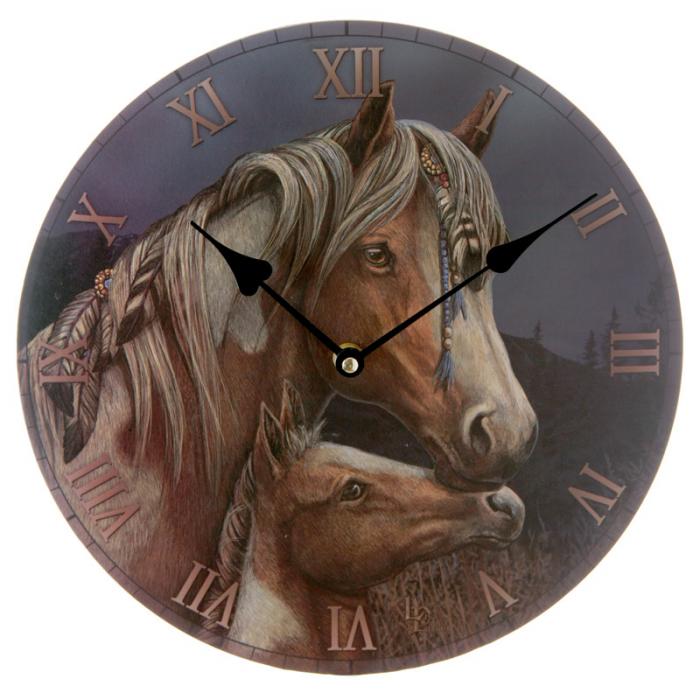 Horloge cheval Apache par Lisa Parker Lulu Shop 1