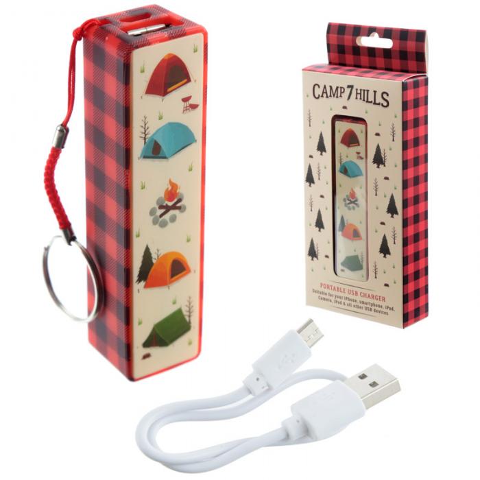 Porte-clé Chargeur USB Portable - Camping Voyages & Vacances Lulu Shop 1