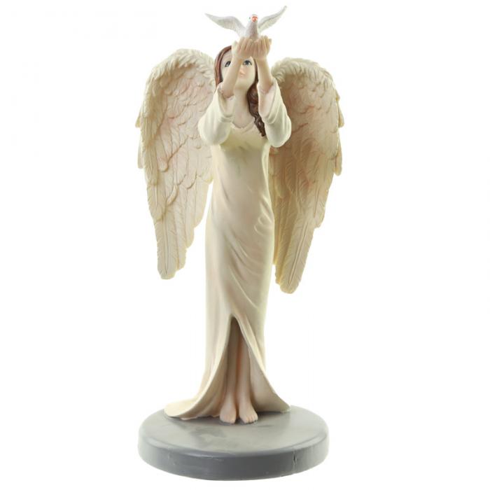 Figurine Ange Gardien Céleste par Natacha Faulkner - Colombe lulu shop 2