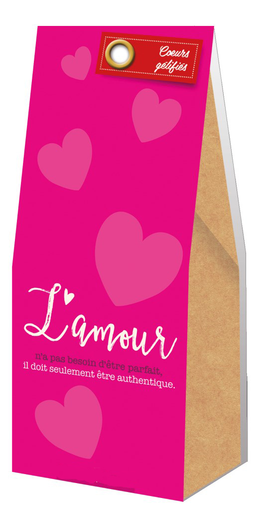 www.lulu-shop.fr Ballotin Cadeau Bonbons Coeurs gélifiés