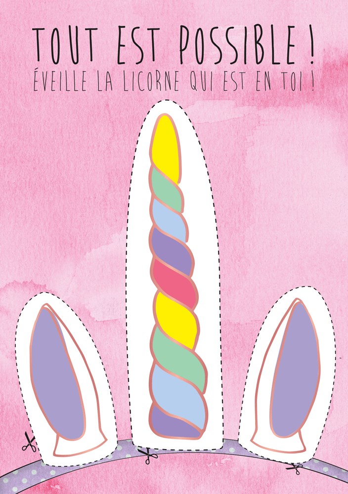 www.lulu-shop.fr Carte postale Double Licorne