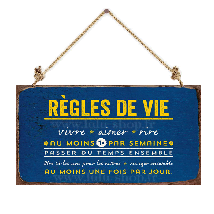 www.lulu-shop.fr décoration plaque vintage