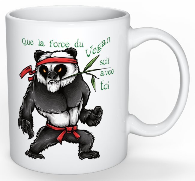 Mug Cadeau pour Végan  Panda Yoda Végan lulu shop (4)