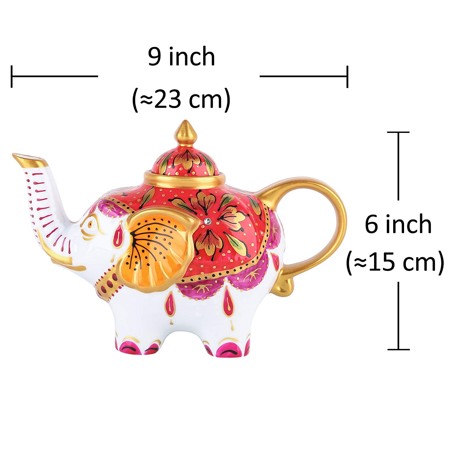 Théière en Porcelaine design éléphant II lulu shop 5