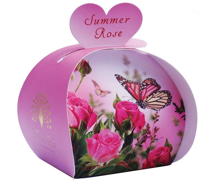 Lulu shop Savon ballotin cadeau d’invité rose d'été