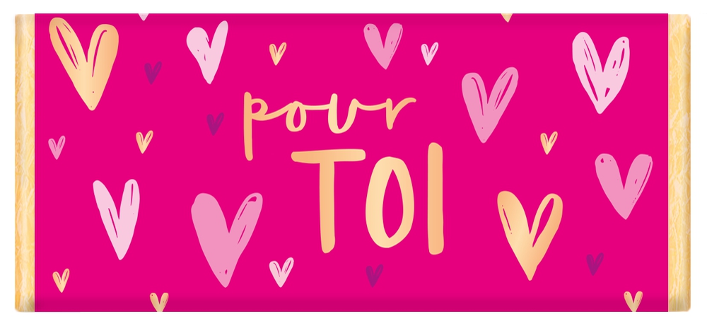 Tablette de chocolat Message Pour toi lulu shop