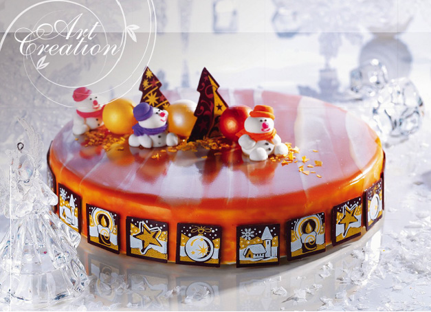 www.lulu-shop.fr Décoration gâteau Décors en sucre Bonhommes de neige  3506 - 3a