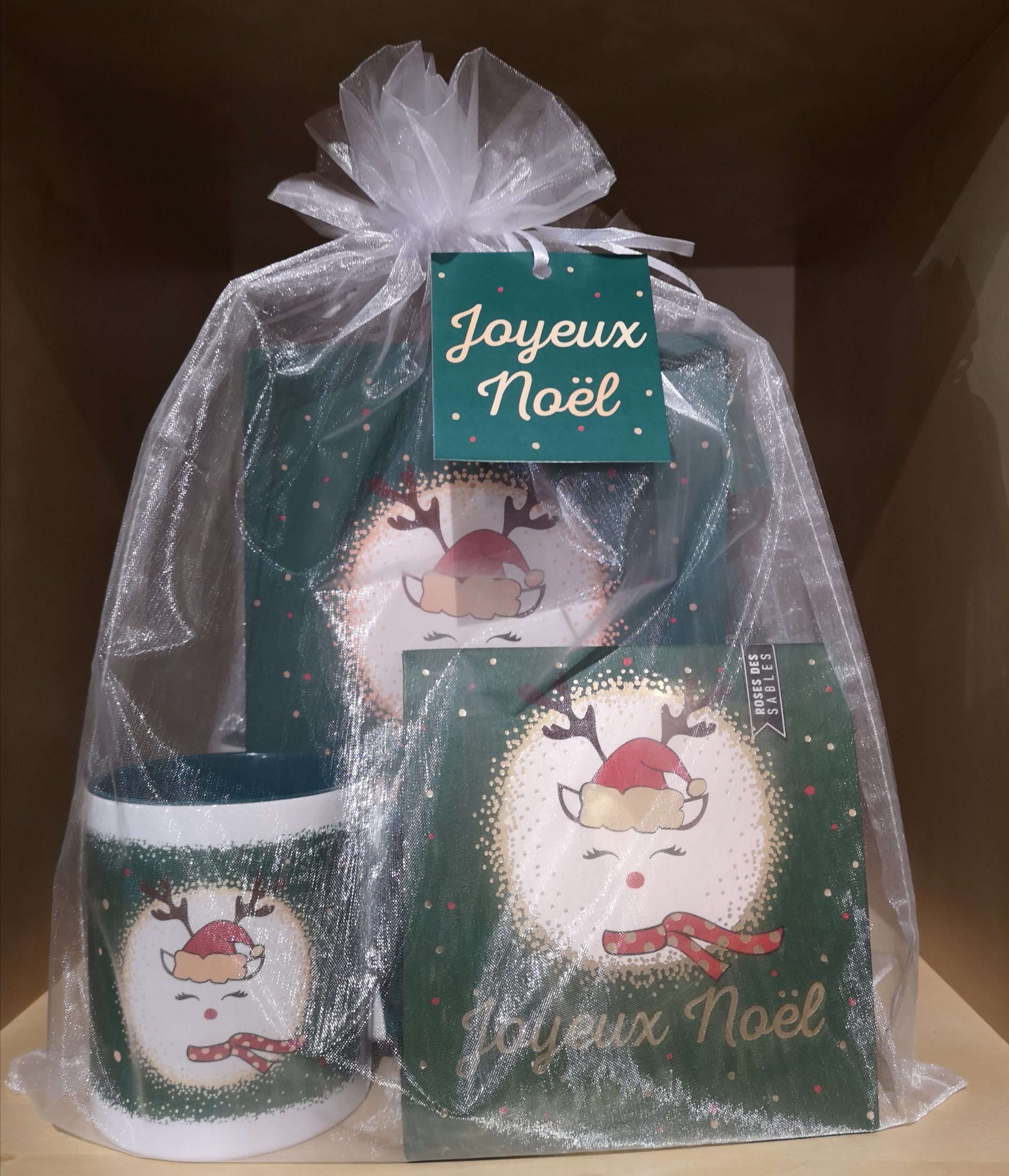 Lulu Shop Set cadeau Noël tasse + roses des sables + carte postale 3382143-2