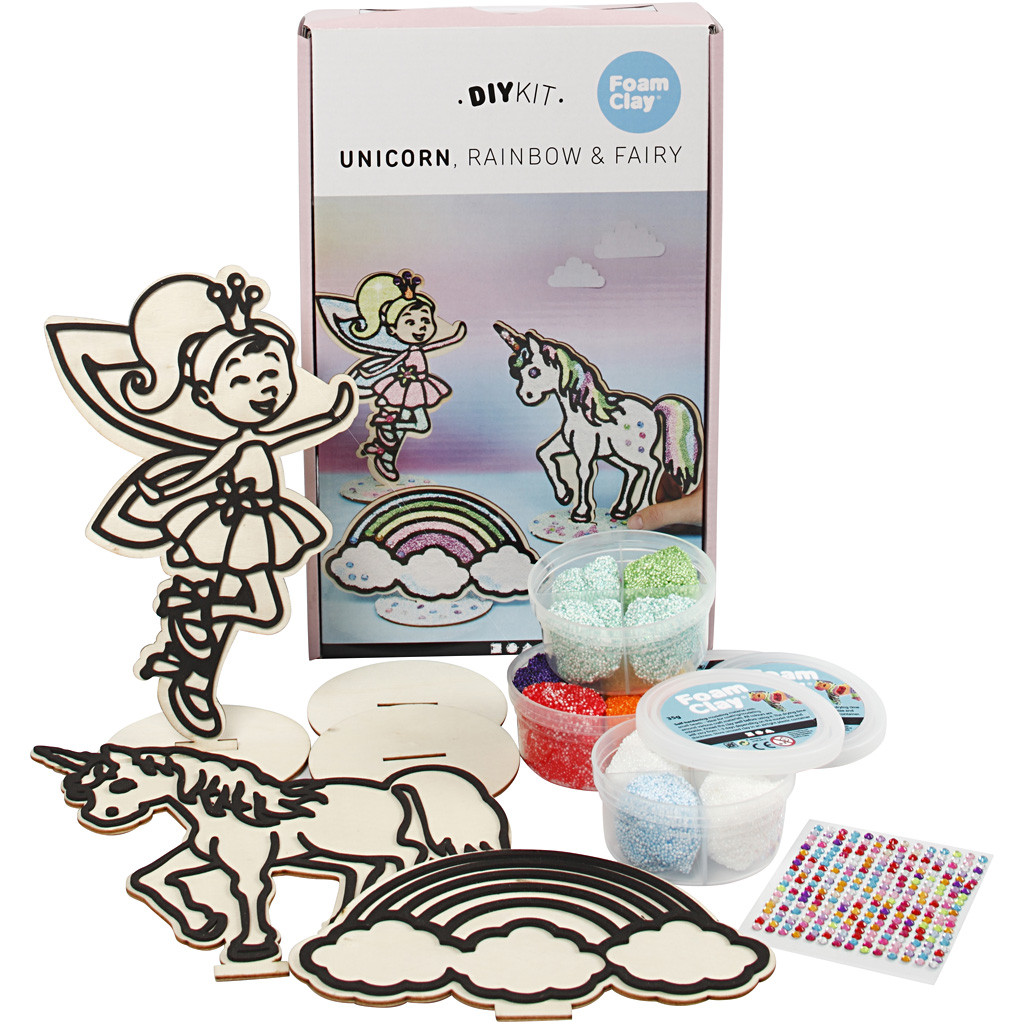 Lulu Shop Kits créatifs Fée Licorne Arc en ciel 1